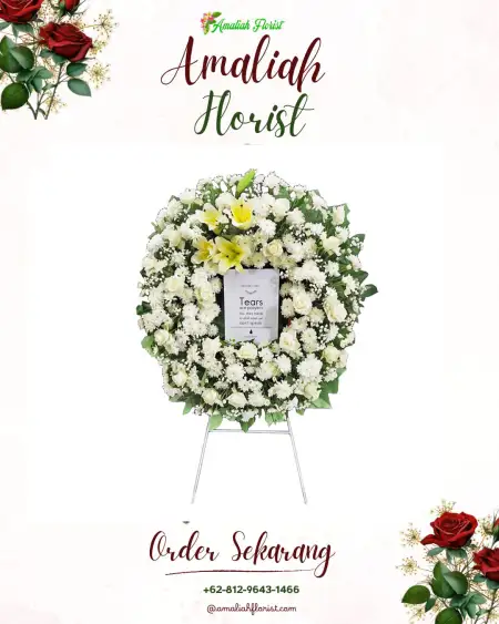 Krans Bunga Duka Sawal